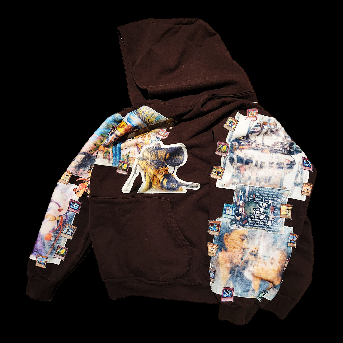 1/1 FLEECE PATCH HOODIE (large)