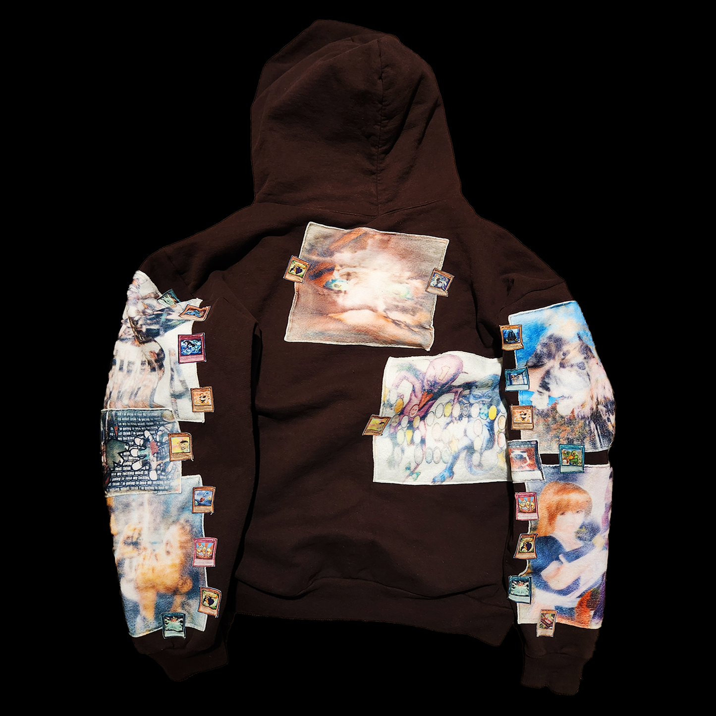 1/1 FLEECE PATCH HOODIE (large)