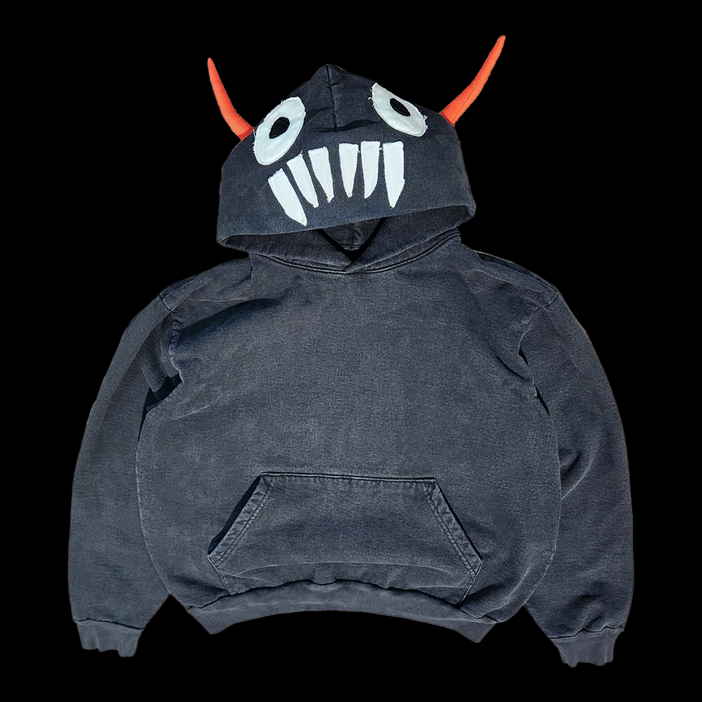 1/1 FADED DEMON HOODIE (large)