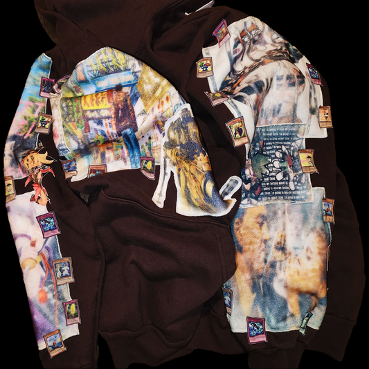 1/1 FLEECE PATCH HOODIE (large)